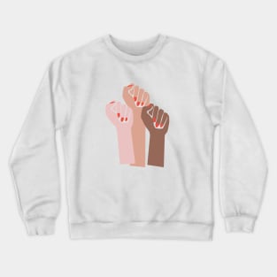 Feminist Fist | Womens Rights Crewneck Sweatshirt